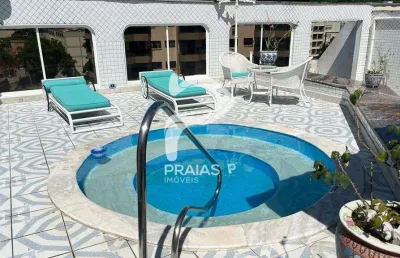 Cobertura com 3 quartos à venda na avenida santa maria, --, enseada, guarujá por r$ 950.000