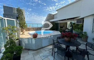 Cobertura com 3 quartos à venda na praxedes pinto de abreu, --, jardim astúrias, guarujá por r$ 850.000