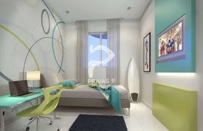 Apartamento com 2 quartos à venda na avenida general rondon, --, jardim astúrias, guarujá por r$ 828.750