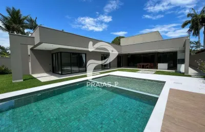 Casa em condomínio fechado com 5 quartos à venda na alice nehring machado (av. 05), --, jardim acapulco, guarujá por r$ 10.000.000