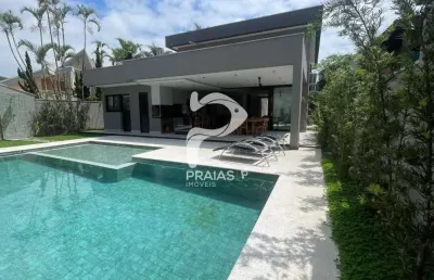 Casa em condomínio fechado com 4 quartos à venda na romão fidalgo salgado neto, --, jardim acapulco, guarujá por r$ 5.500.000