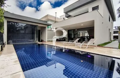 Casa em condomínio fechado com 5 quartos à venda na alameda praia sul, --, riviera, bertioga por r$ 5.980.000