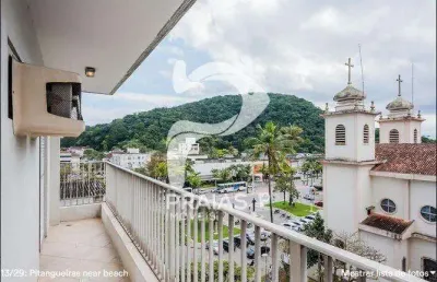 Apartamento com 3 quartos à venda na av. washington, --, pitangueiras, guarujá por r$ 800.000