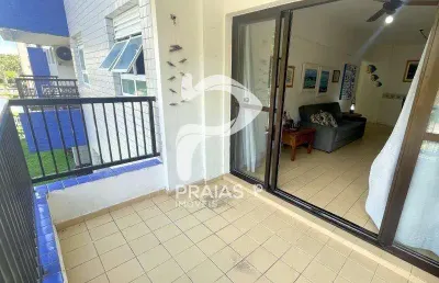 Apartamento com 2 quartos à venda na rua jorge chaddad, --, tombo, guarujá por r$ 500.000