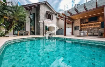 Casa em condomínio fechado com 4 quartos à venda na passeio iguaçu, --, riviera, bertioga por r$ 3.950.000