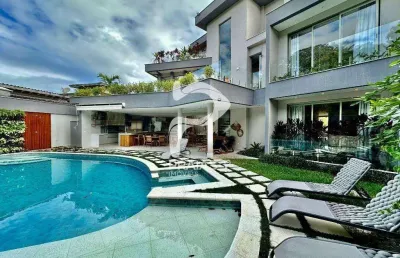 Casa em condomínio fechado com 7 quartos à venda na passeio do piratininga, --, riviera, bertioga por r$ 21.950.000
