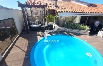Cobertura com 3 quartos à venda na avenida santa maria, --, enseada, guarujá por r$ 850.000