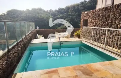 Cobertura com 3 quartos à venda na avenida general monteiro de barros, --, jardim astúrias, guarujá por r$ 790.000