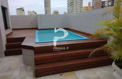 Cobertura com 3 quartos à venda na avenida veraneio, --, enseada, guarujá por r$ 400.000