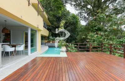 Casa em condomínio fechado com 5 quartos à venda na sítio são pedro cci125581, --, praia de são pedro, guarujá por r$ 6.500.000
