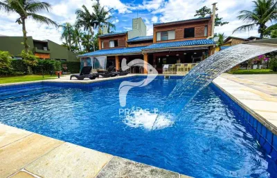 Casa em condomínio fechado com 6 quartos à venda na julieta de azevedo bonavides (rua 27), --, jardim acapulco, guarujá por r$ 4.200.000