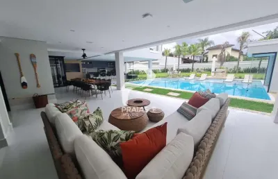 Casa em condomínio fechado com 7 quartos à venda na manoel alexandre (av.06), --, jardim acapulco, guarujá por r$ 12.000.000