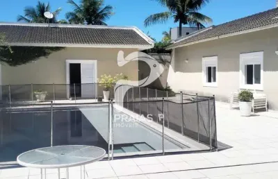 Casa em condomínio fechado com 6 quartos à venda na benedito zanelato (rua 40), --, jardim acapulco, guarujá por r$ 4.200.000