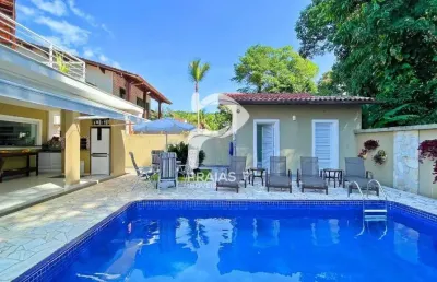 Casa em condomínio fechado com 4 quartos à venda na alameda ebano, --, riviera, bertioga por r$ 4.300.000