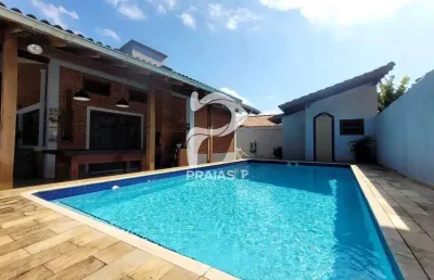 Casa em condomínio fechado com 3 quartos à venda na um (01), --, balneário praia do pernambuco, guarujá por r$ 900.000