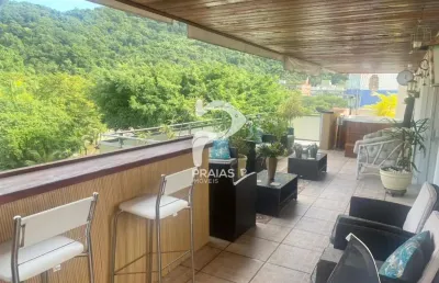 Cobertura com 4 quartos à venda na rua marivaldo fernandes, --, enseada, guarujá por r$ 450.000