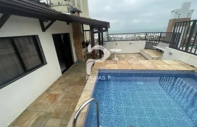 Cobertura com 2 quartos à venda na rua dona vitória, --, enseada, guarujá por r$ 650.000