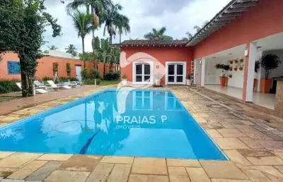 Casa com 7 quartos à venda na avenida das mangueiras, --, balneário praia do pernambuco, guarujá por r$ 2.650.000