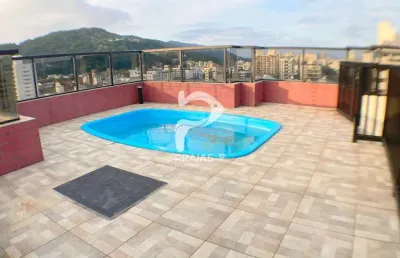 Cobertura com 2 quartos à venda na rua dona vitória, --, enseada, guarujá por r$ 580.000