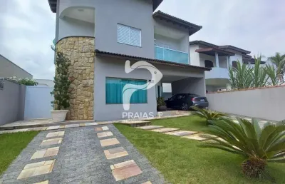 Casa em condomínio fechado com 4 quartos à venda na um (01), --, balneário praia do pernambuco, guarujá por r$ 1.390.000