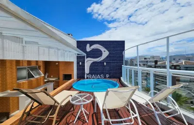 Cobertura com 4 quartos à venda na passeio dos jequitibas, --, riviera, bertioga por r$ 4.200.000