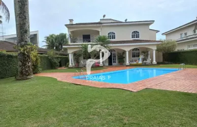 Casa em condomínio fechado com 4 quartos à venda na milton mussa gaze (av. 09), --, jardim acapulco, guarujá por r$ 2.800.000