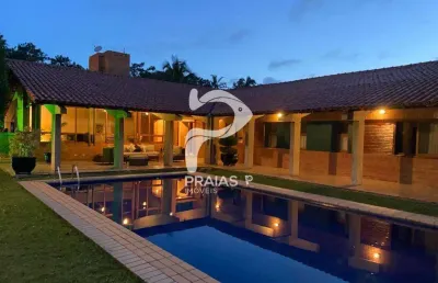 Casa em condomínio fechado com 4 quartos à venda na comendador josé berloffe (rua 10), --, jardim acapulco, guarujá por r$ 2.900.000