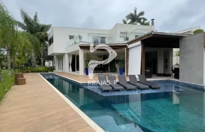 Casa em condomínio fechado com 6 quartos à venda na julieta de azevedo bonavides (rua 27), --, jardim acapulco, guarujá por r$ 14.000.000