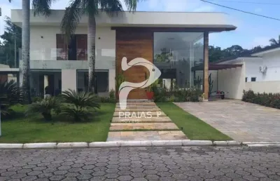Casa em condomínio fechado com 5 quartos à venda na albino dos santos gandares (av.04), --, jardim acapulco, guarujá por r$ 7.900.000