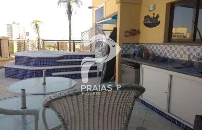 Cobertura com 3 quartos à venda na abdala daiggi, --, enseada, guarujá por r$ 1.100.000