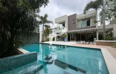 Casa em condomínio fechado com 7 quartos à venda na alameda curaçau, --, riviera, bertioga por r$ 13.500.000
