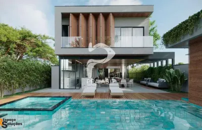 Casa em condomínio fechado com 5 quartos à venda na alameda caiaue, --, riviera, bertioga por r$ 15.800.000