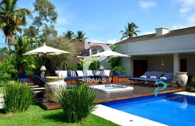 Casa em condomínio fechado com 8 quartos à venda na kensei tamayose (av.01), --, jardim acapulco, guarujá por r$ 10.000.000