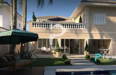 Casa em condomínio fechado com 8 quartos à venda na benedito zanelato (rua 40), --, jardim acapulco, guarujá por r$ 4.500.000
