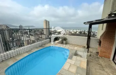 Cobertura com 2 quartos à venda na rua dona vitória, --, enseada, guarujá por r$ 745.000