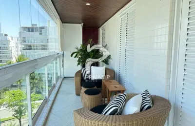 Apartamento com 3 quartos à venda na passeio dos galeões, --, riviera, bertioga por r$ 3.250.000