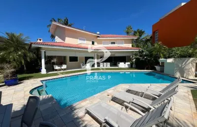 Casa em condomínio fechado com 5 quartos à venda na rua julieta de azevedo bonavides, --, jardim acapulco, guarujá por r$ 4.500.000