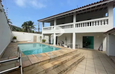 Casa com 4 quartos à venda na jornalista mattos, --, jardim guaiuba, guarujá por r$ 1.300.000