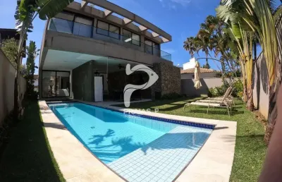 Casa em condomínio fechado com 5 quartos à venda na nicolau vitiello (rua 45), --, jardim acapulco, guarujá por r$ 5.400.000