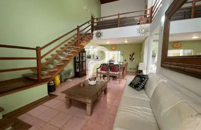 Casa em condomínio fechado com 4 quartos à venda na alameda dos tamarinos, --, riviera, bertioga por r$ 3.000.000