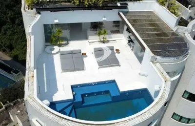 Cobertura com 4 quartos à venda na caminho das tartarugas, --, enseada, guarujá por r$ 7.500.000