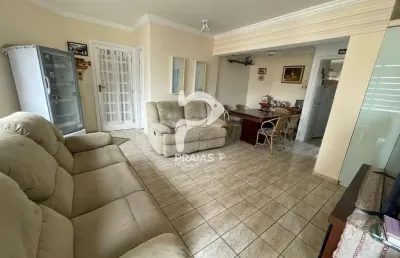 Apartamento com 3 quartos à venda na waibo chammas, --, jardim astúrias, guarujá por r$ 585.000