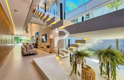 Casa em condomínio fechado com 6 quartos à venda na alameda baguio, --, riviera, bertioga por r$ 7.450.000
