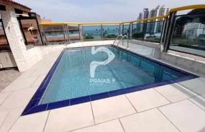 Cobertura com 3 quartos à venda na avenida dom pedro i, --, enseada, guarujá por r$ 950.000