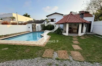 Casa em condomínio fechado com 4 quartos à venda na nicolau vitiello (rua 45), --, jardim acapulco, guarujá por r$ 1.600.000
