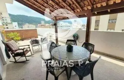 Cobertura com 3 quartos à venda na avenida gérson maturani, --, enseada, guarujá por r$ 440.000