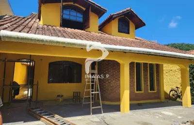 Casa com 3 quartos à venda na das dracenas, --, balneário praia do pernambuco, guarujá por r$ 560.000