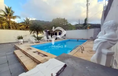 Casa com 5 quartos à venda na rua dos hibiscos, --, balneário praia do pernambuco, guarujá por r$ 900.000