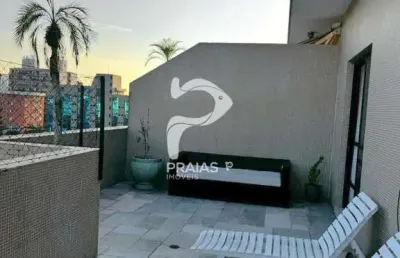 Cobertura com 3 quartos à venda na avenida dom pedro i, --, enseada, guarujá por r$ 640.000