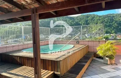 Cobertura com 2 quartos à venda na norberto lopes de freitas, --, enseada, guarujá por r$ 450.000
